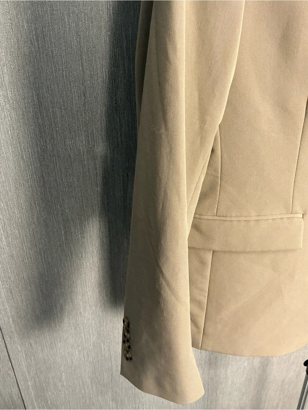 Zara Men's Beige Two-Piece Suit - Blazer & Trousers